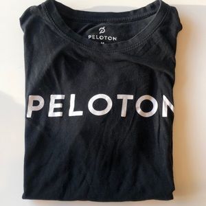 Peloton Women's Black Century Club 100 Rides Short Sleeve T-Shirt Sz Medium